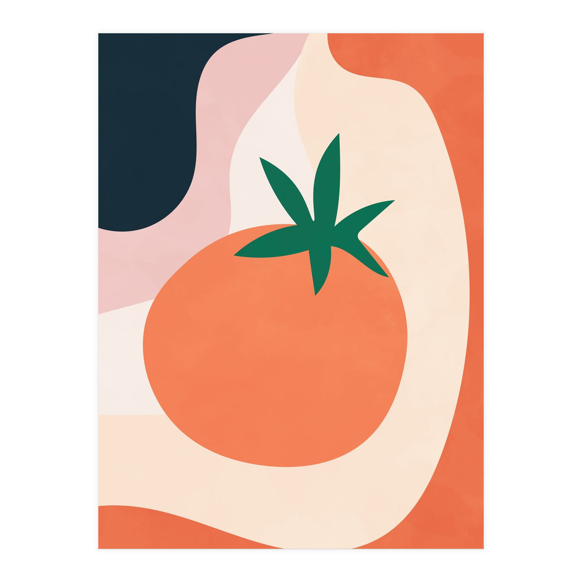 Abstract Tomato (Print Only)