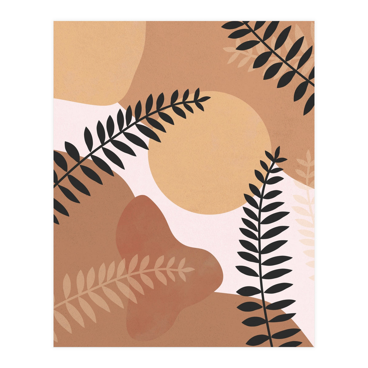 Boho Fern Leaves (Print Only)