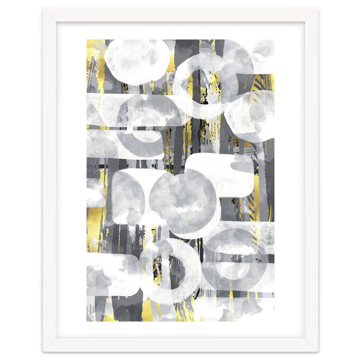 Abstract Painting No. 58 | Play with shapes and colors