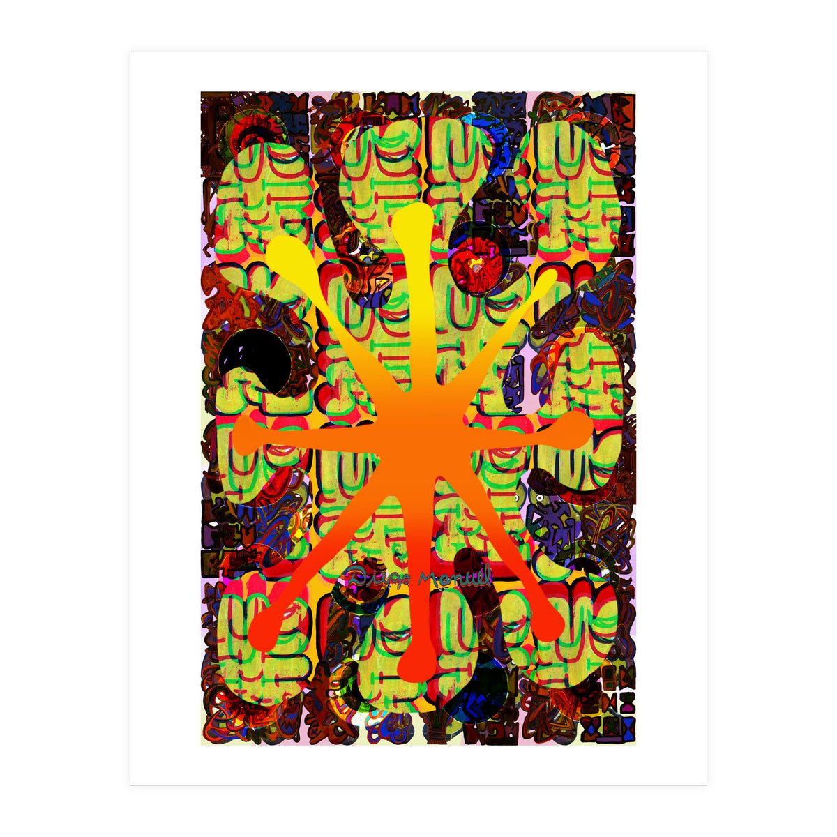 Fuego Y Graffiti 67 (Print Only)