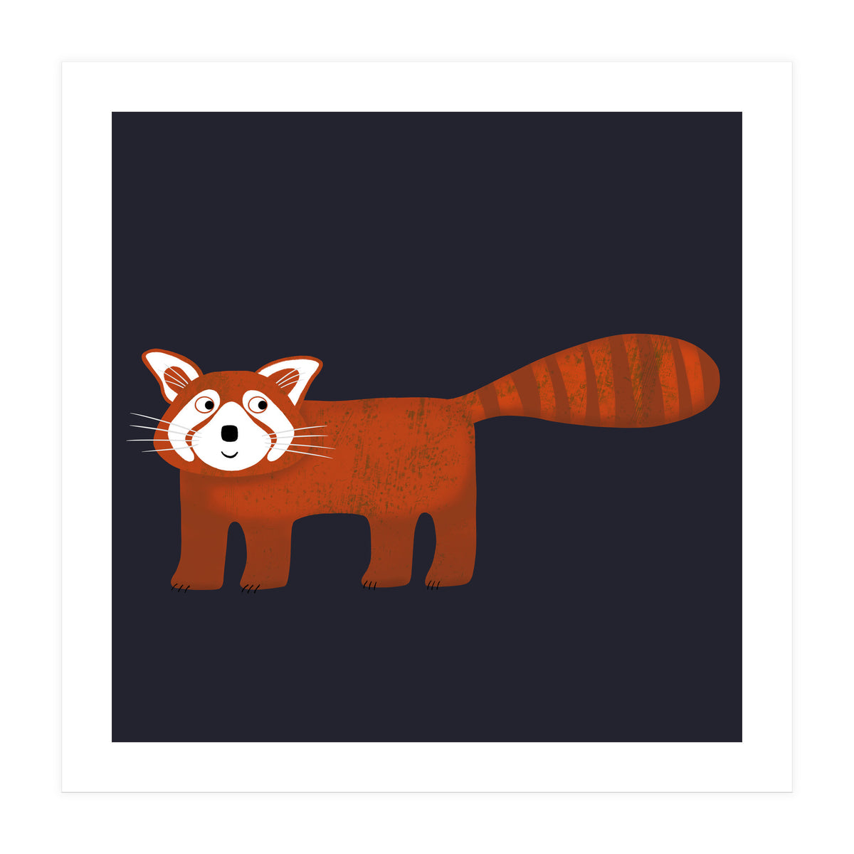 Red Panda Dark (Print Only)