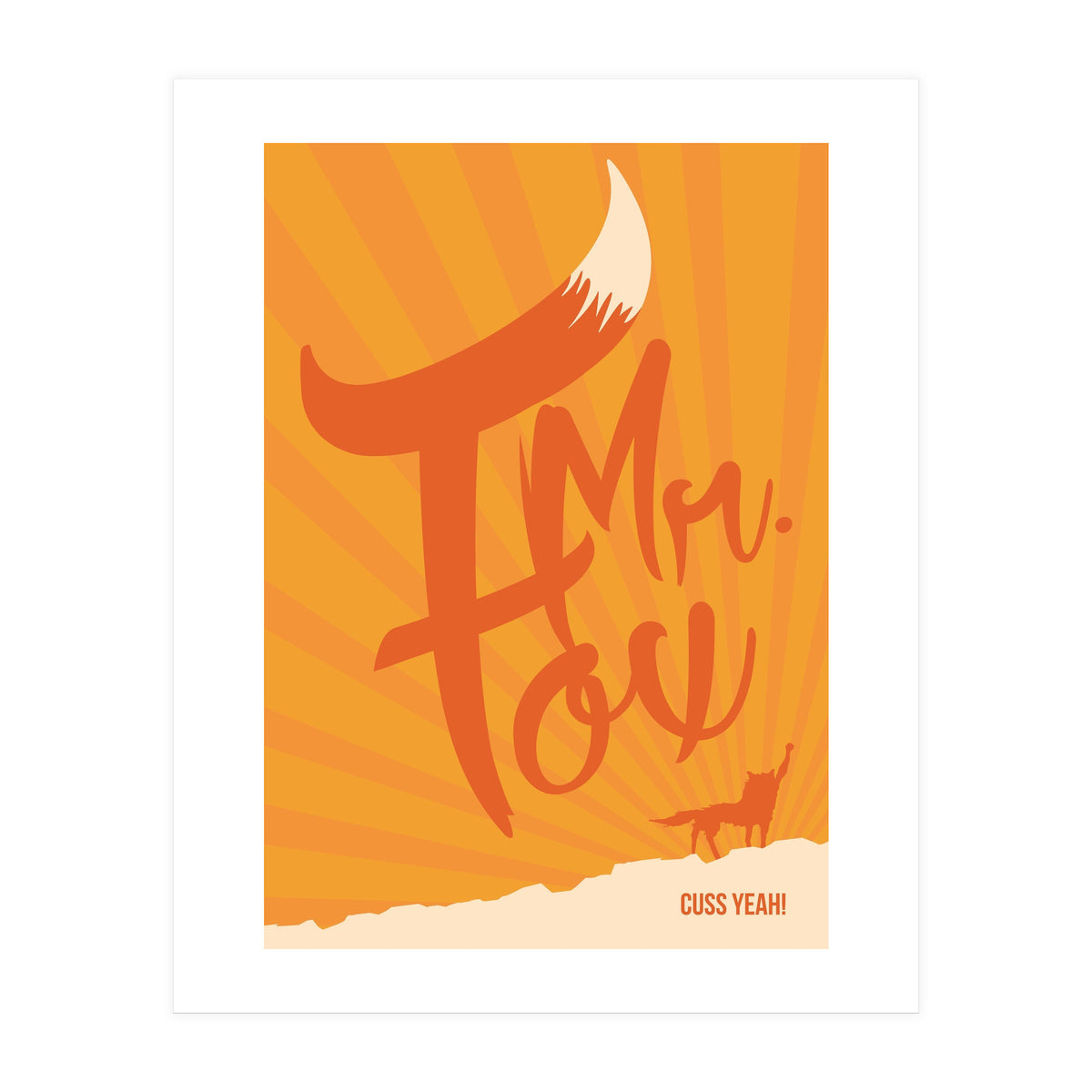 Fantastic Mr. Fox movie poster (Print Only)