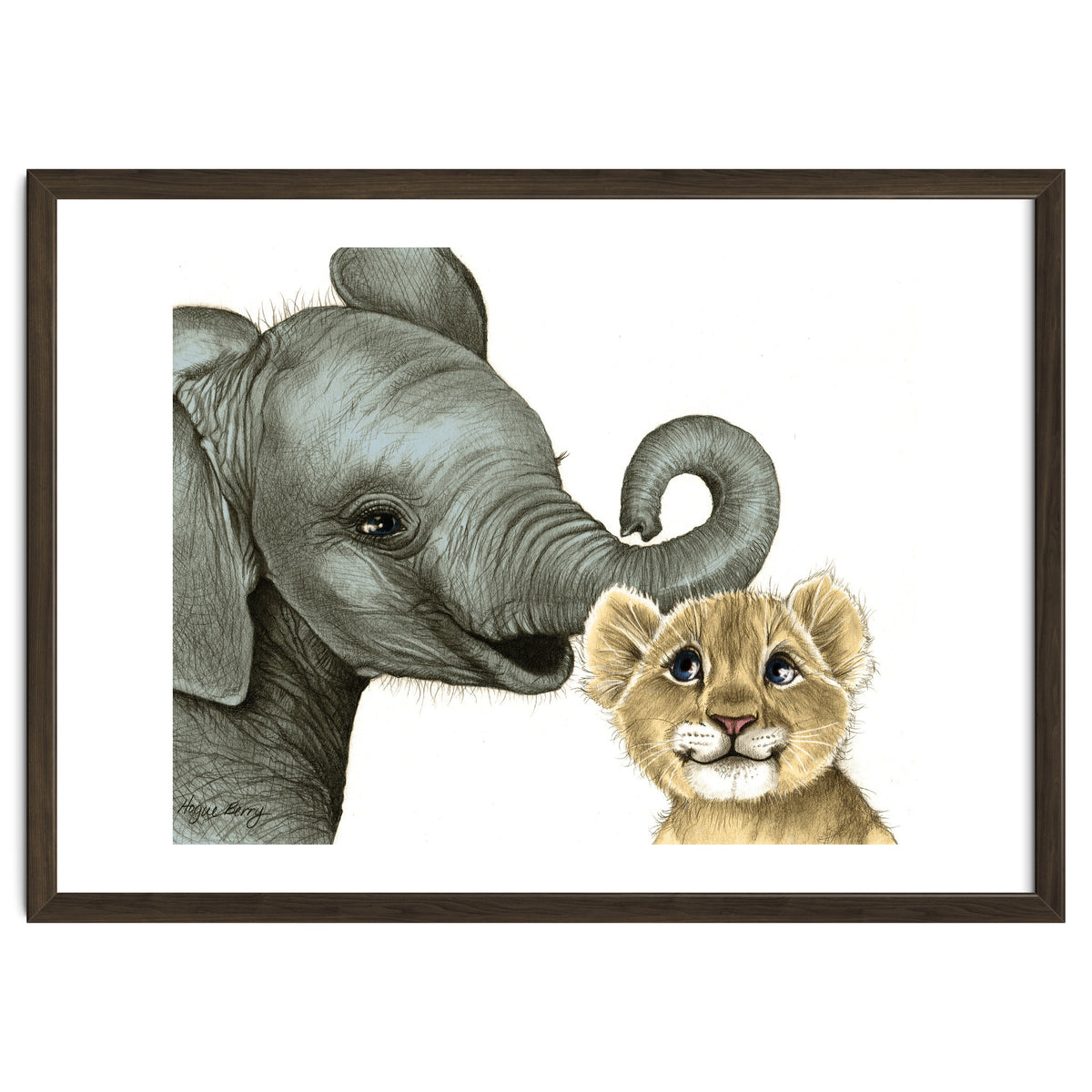 Best Friends, Elephant and Lion