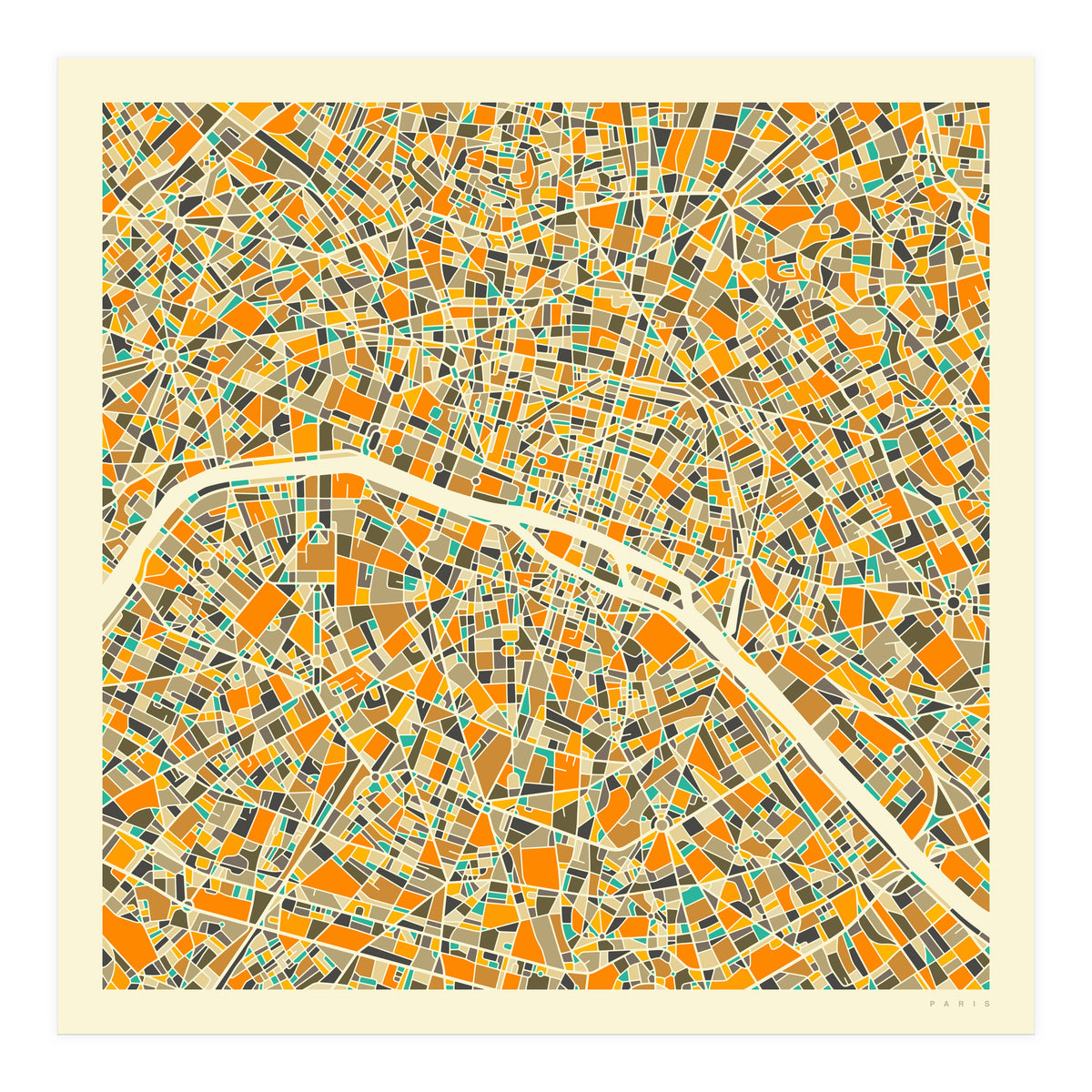PARIS MAP (Print Only)