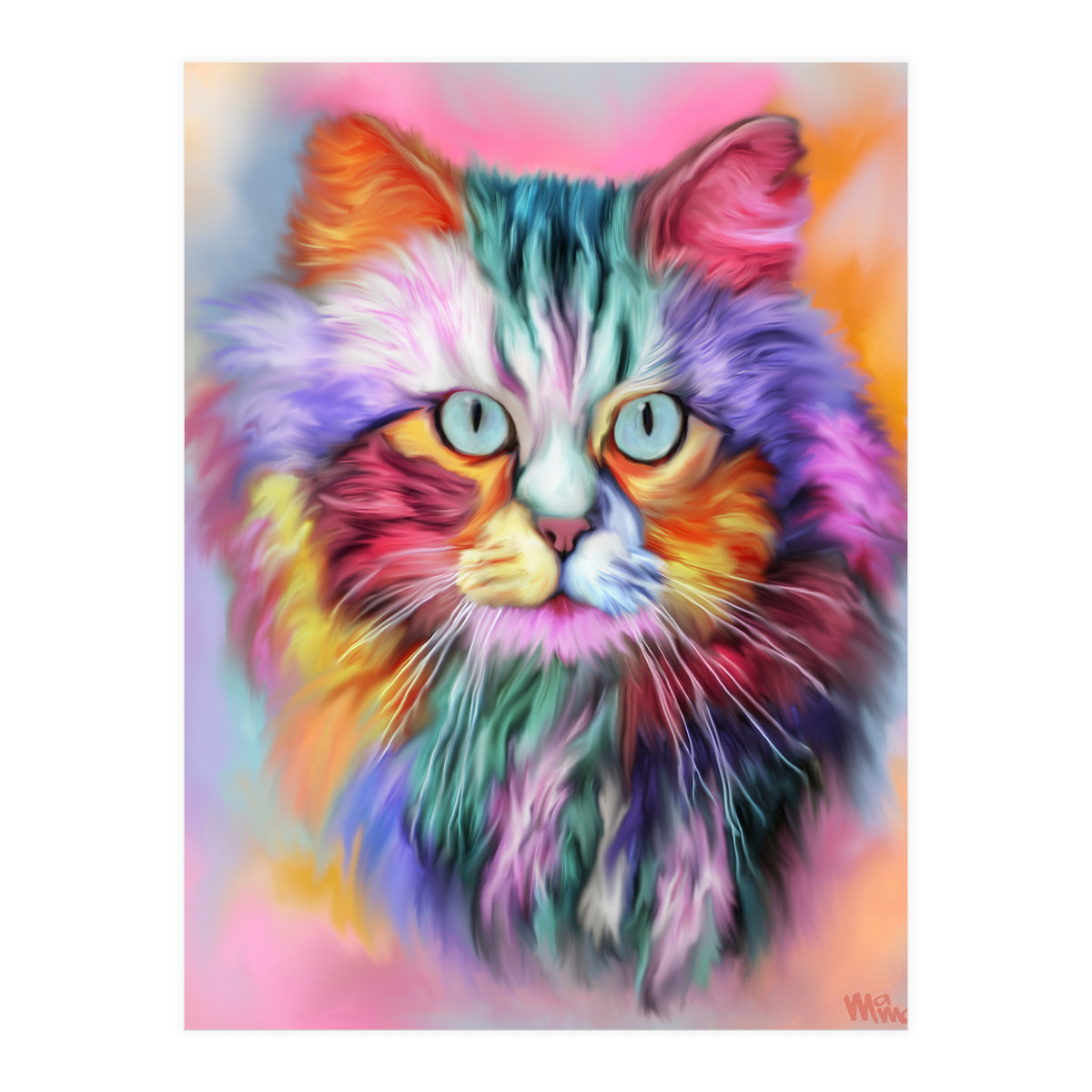 Rainbow Cat (Print Only)