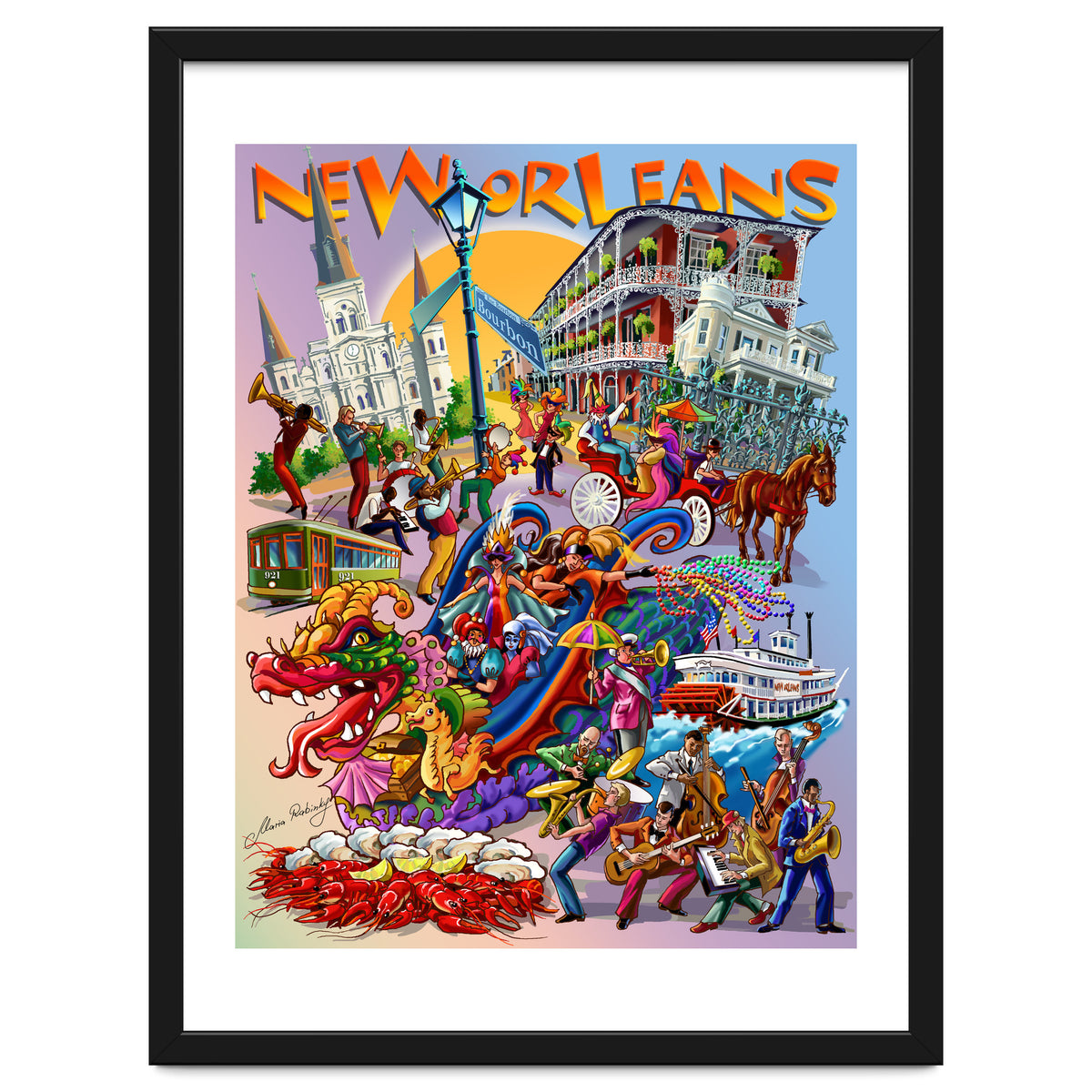 New Orleans Illustration
