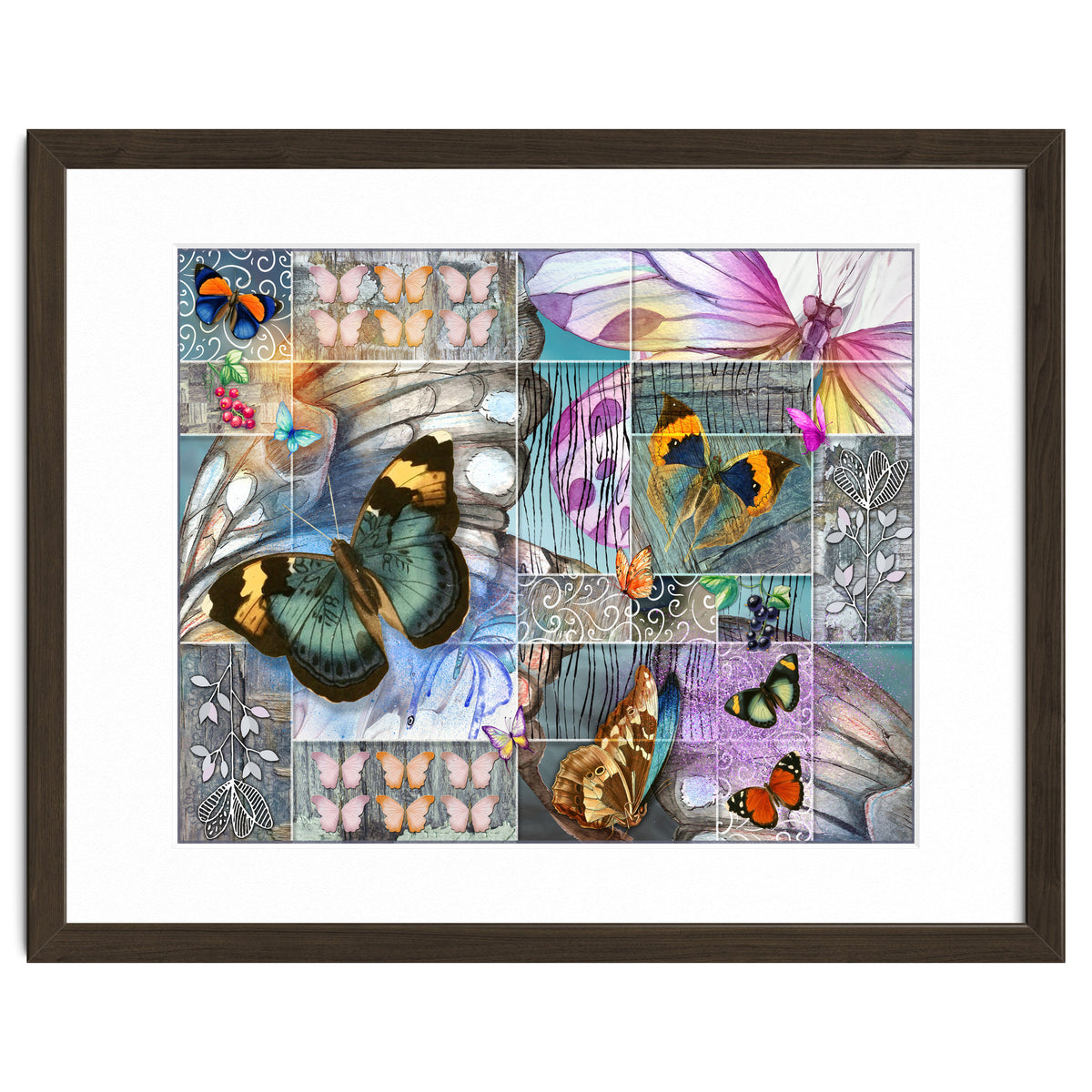 Butterfly Wings Collage