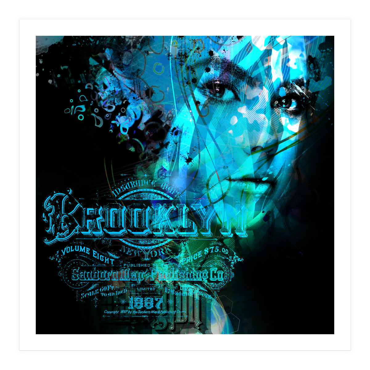 Face Flipped2brooklyn Large (Print Only)