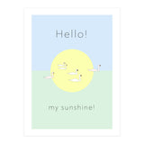 Hello! my sunshine! - Swan moon and Sun (Print Only) thumbnail