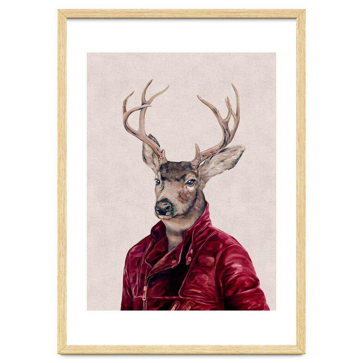 Deer In Leather