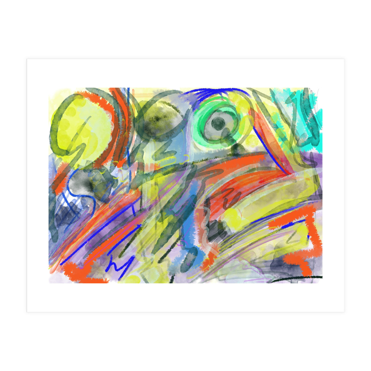 Aquarela Digital 1 (Print Only)