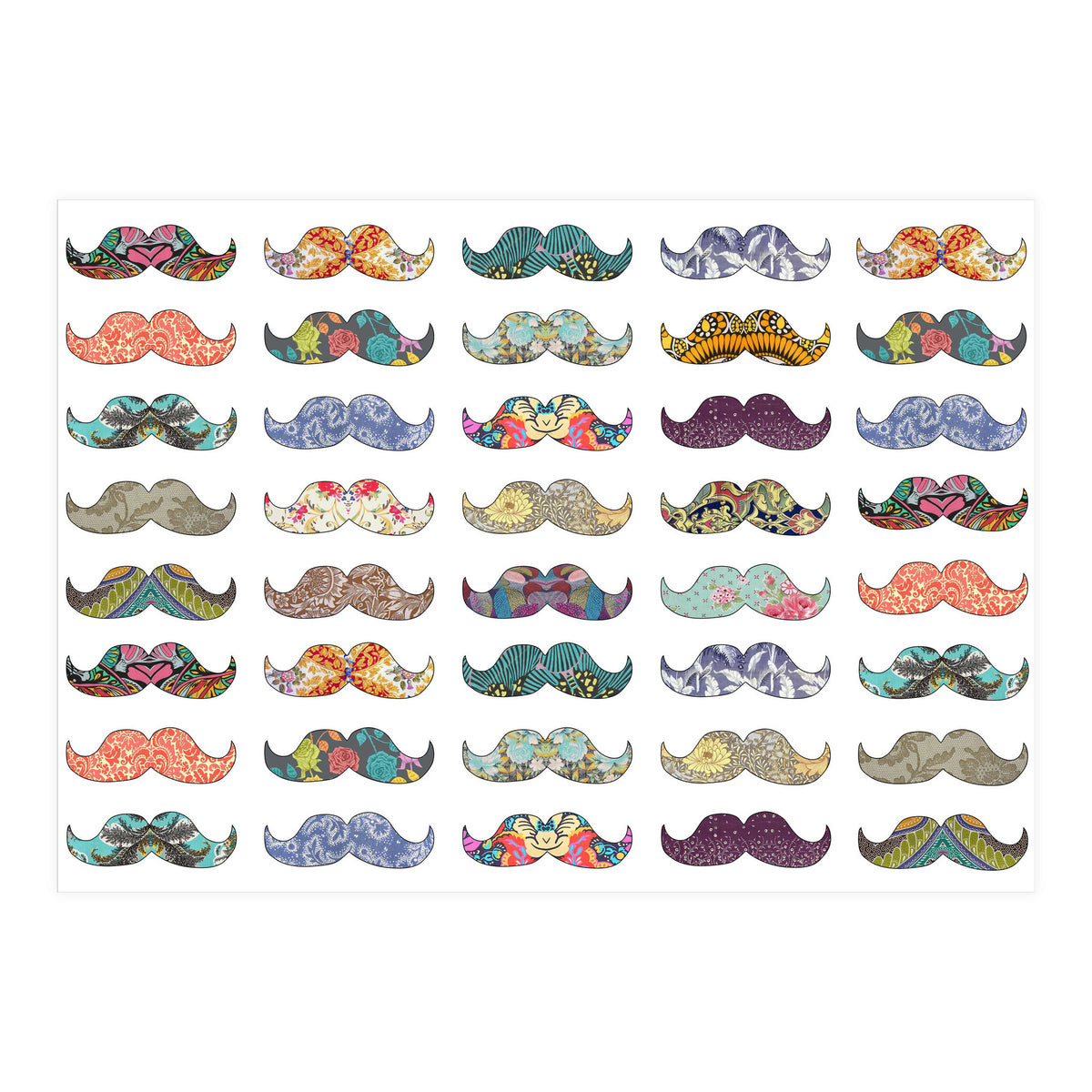 Mustache Mania (Print Only)