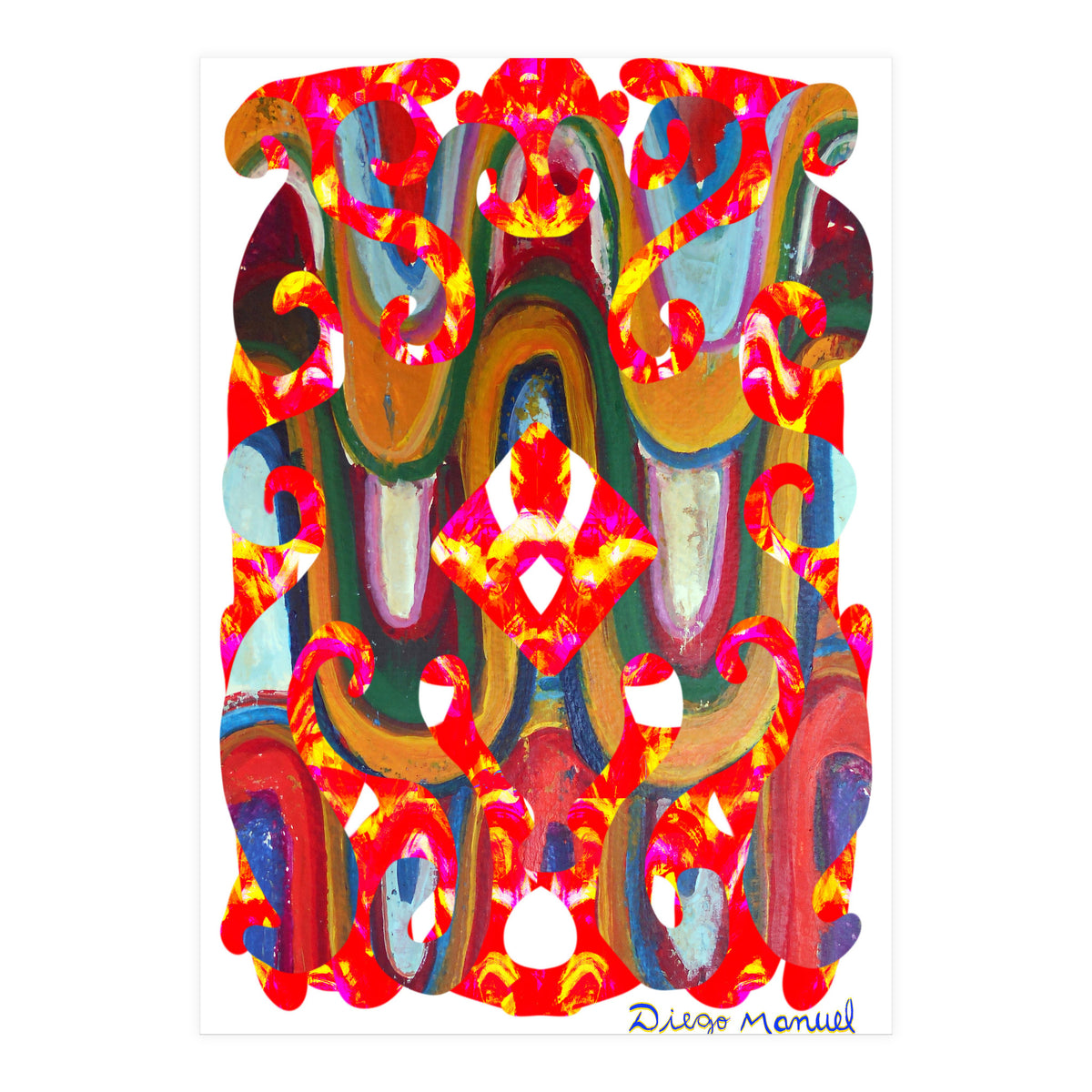 Pop Abstract Asimetrico 29 Copia (Print Only)