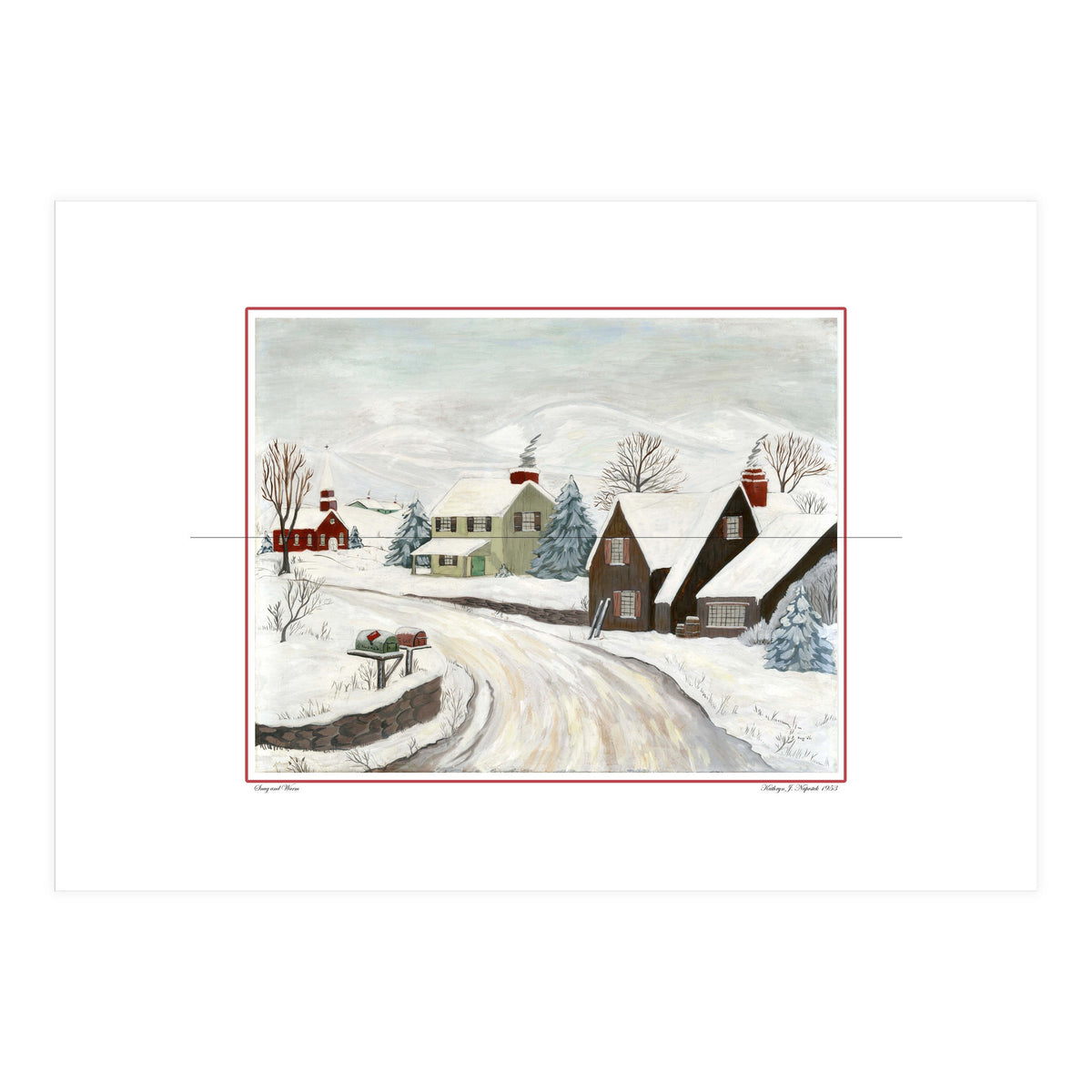 Snug & Warm Watercolor (Print Only)