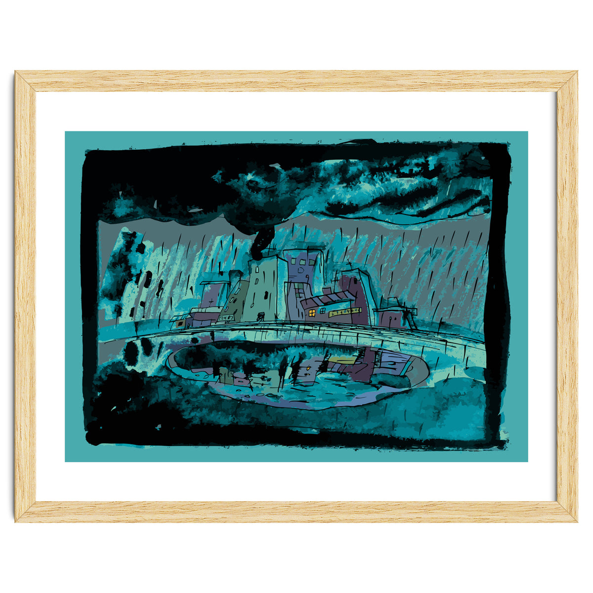 Autumn Rain in the Old City