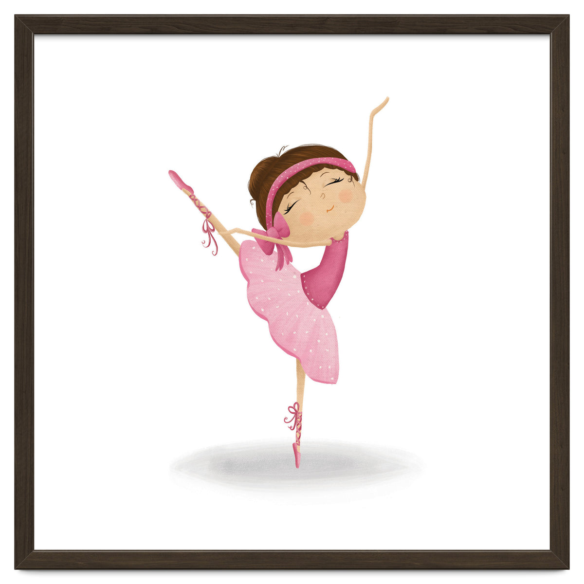 Adorable Ballerina Nursery Print