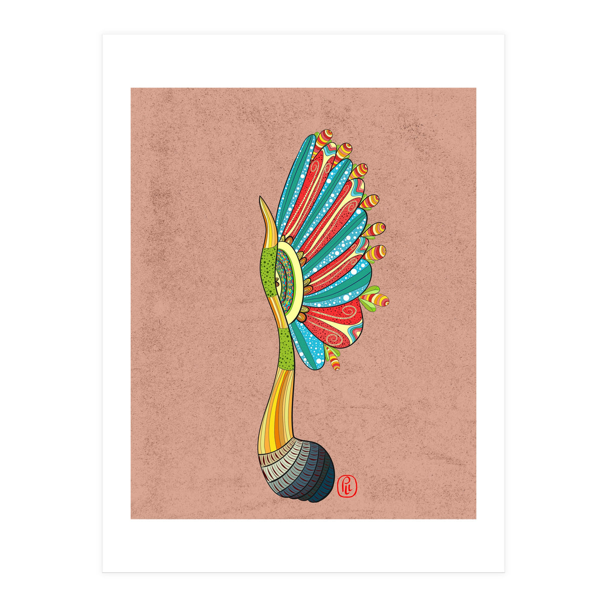 Fan Flora (Print Only)