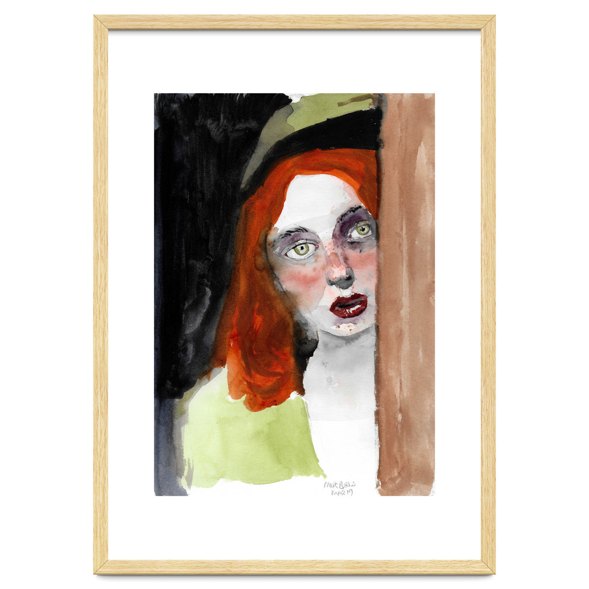Untitled #017 - Woman with red hair