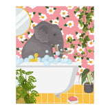 Elephant Bathing (Print Only) thumbnail