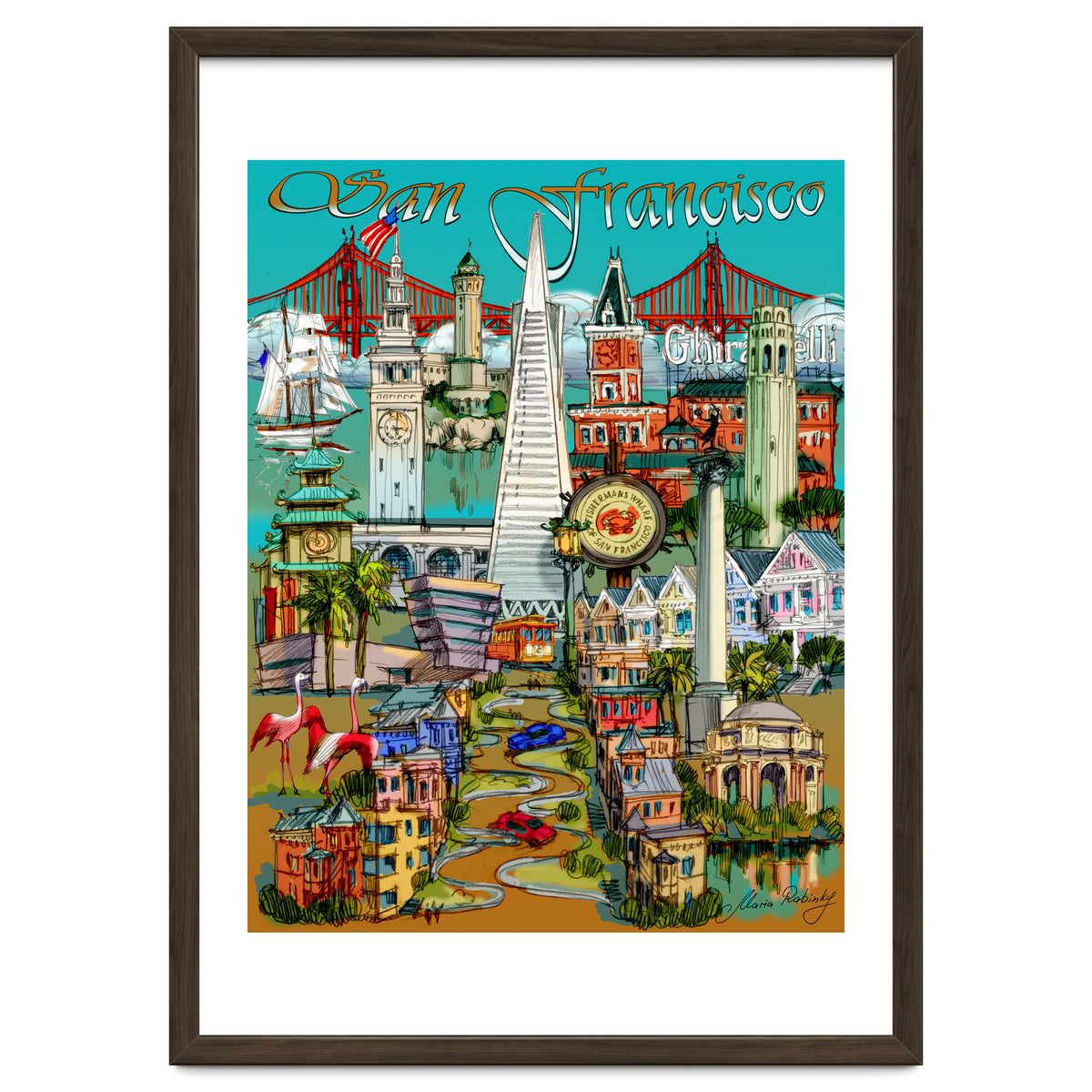 San Francisco Illustration