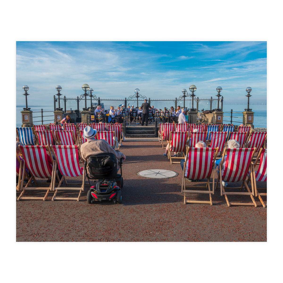 Llandudno Band Stand on a summers evening (Print Only)