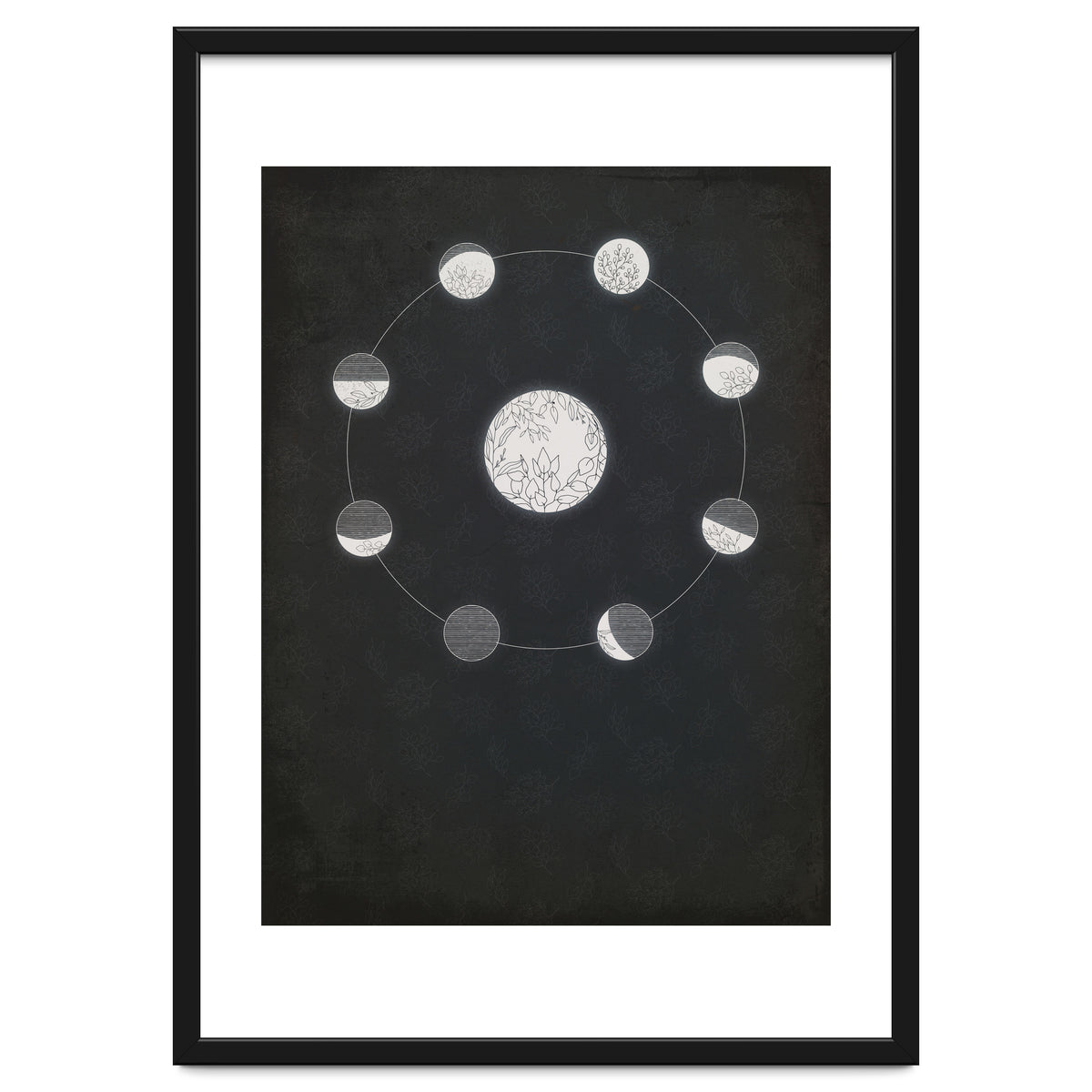 Floral moon phases