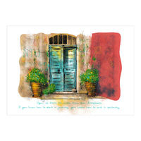 Mediterranean Door (Print Only)