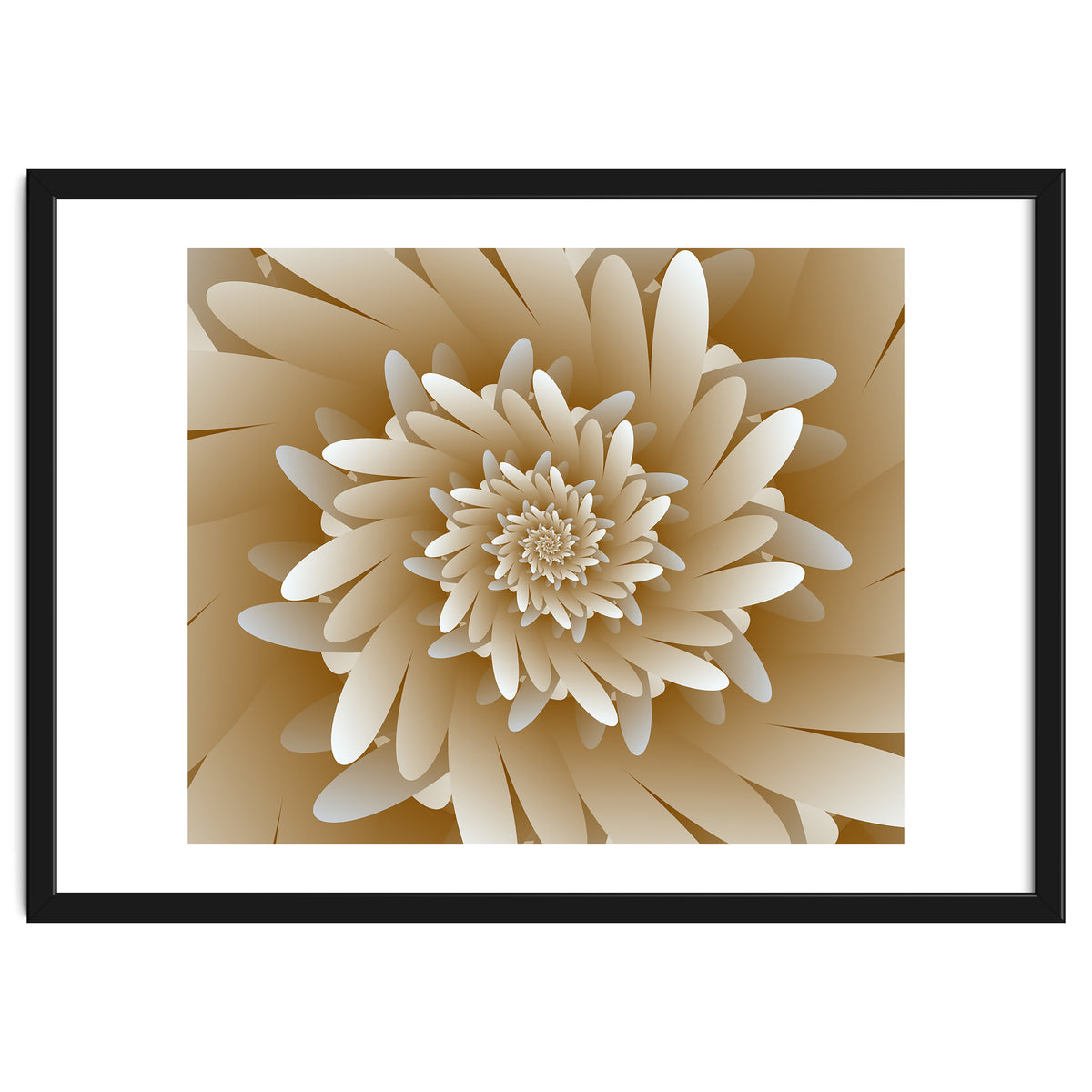 Abstract Digital Floral ART