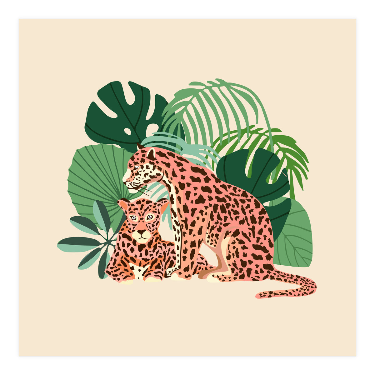 Blush Jaguars (Print Only)