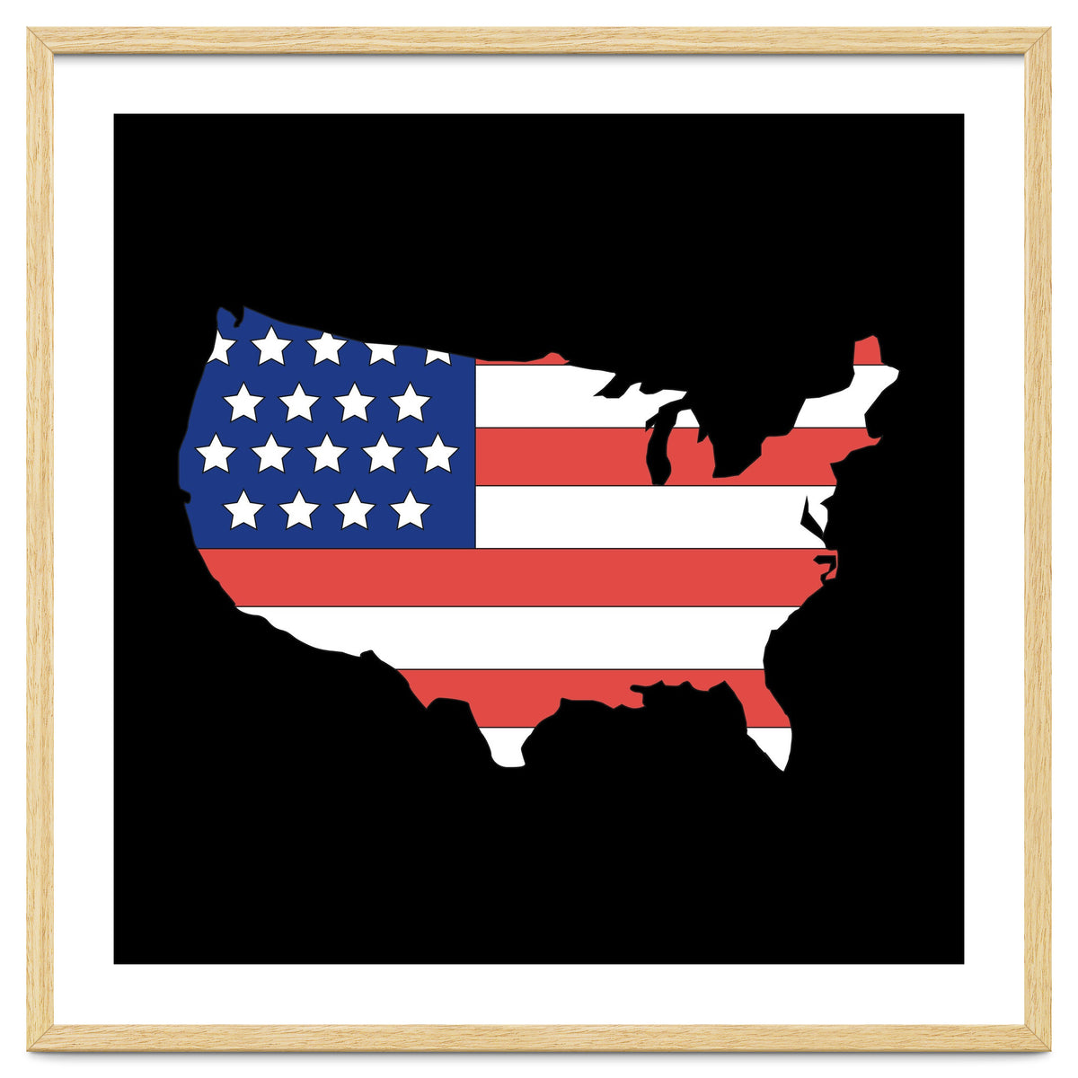 4th Of July, Patriot USA Map