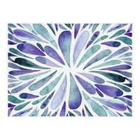 Retro abstract floral (Print Only)