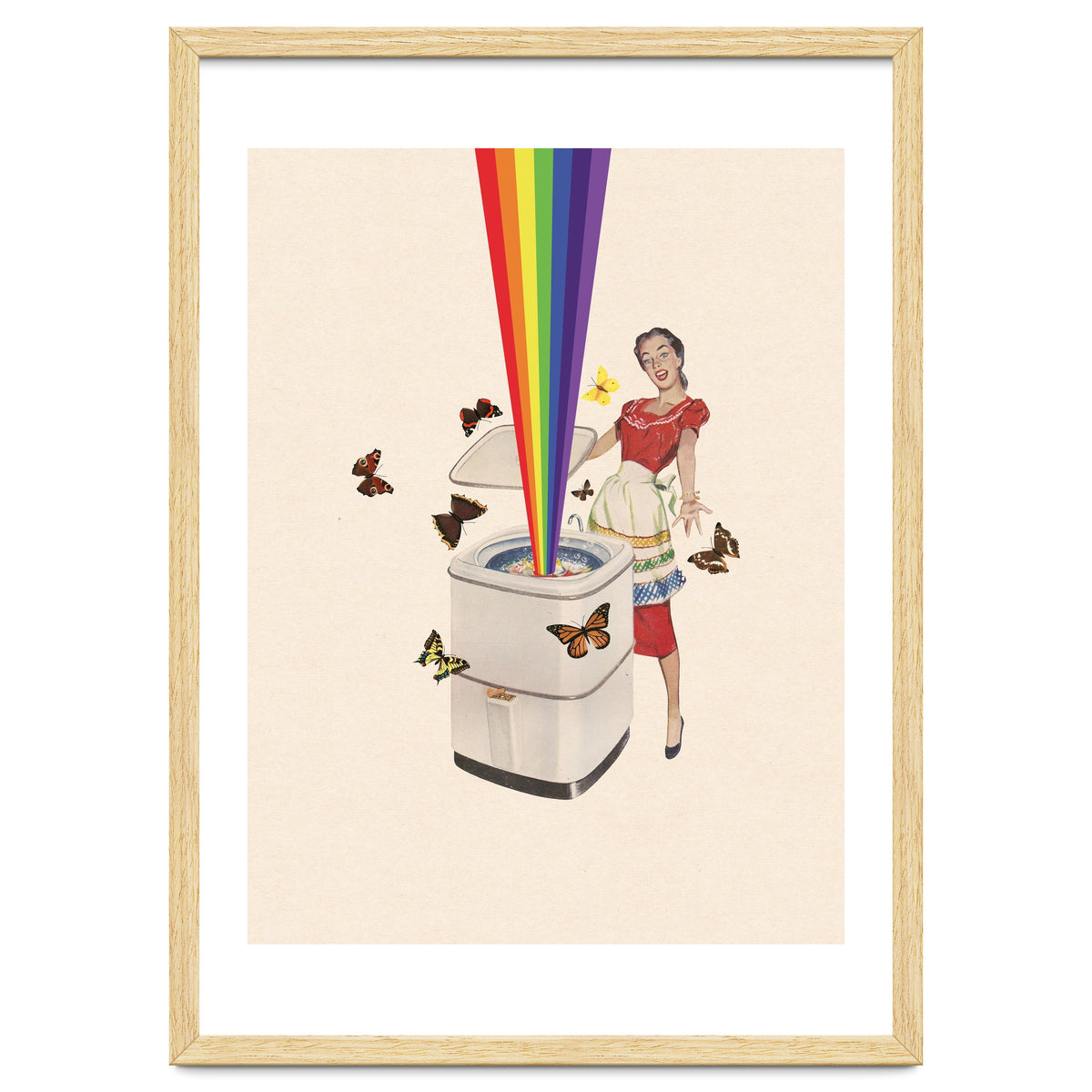 Rainbow Washing Machine
