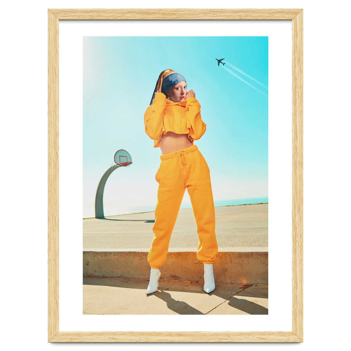 The Girl In Yellow Joggers