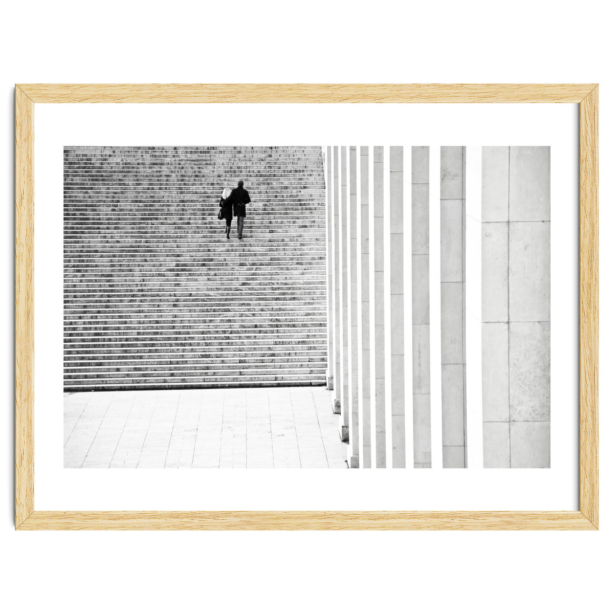 Couple On Stairs, Paris