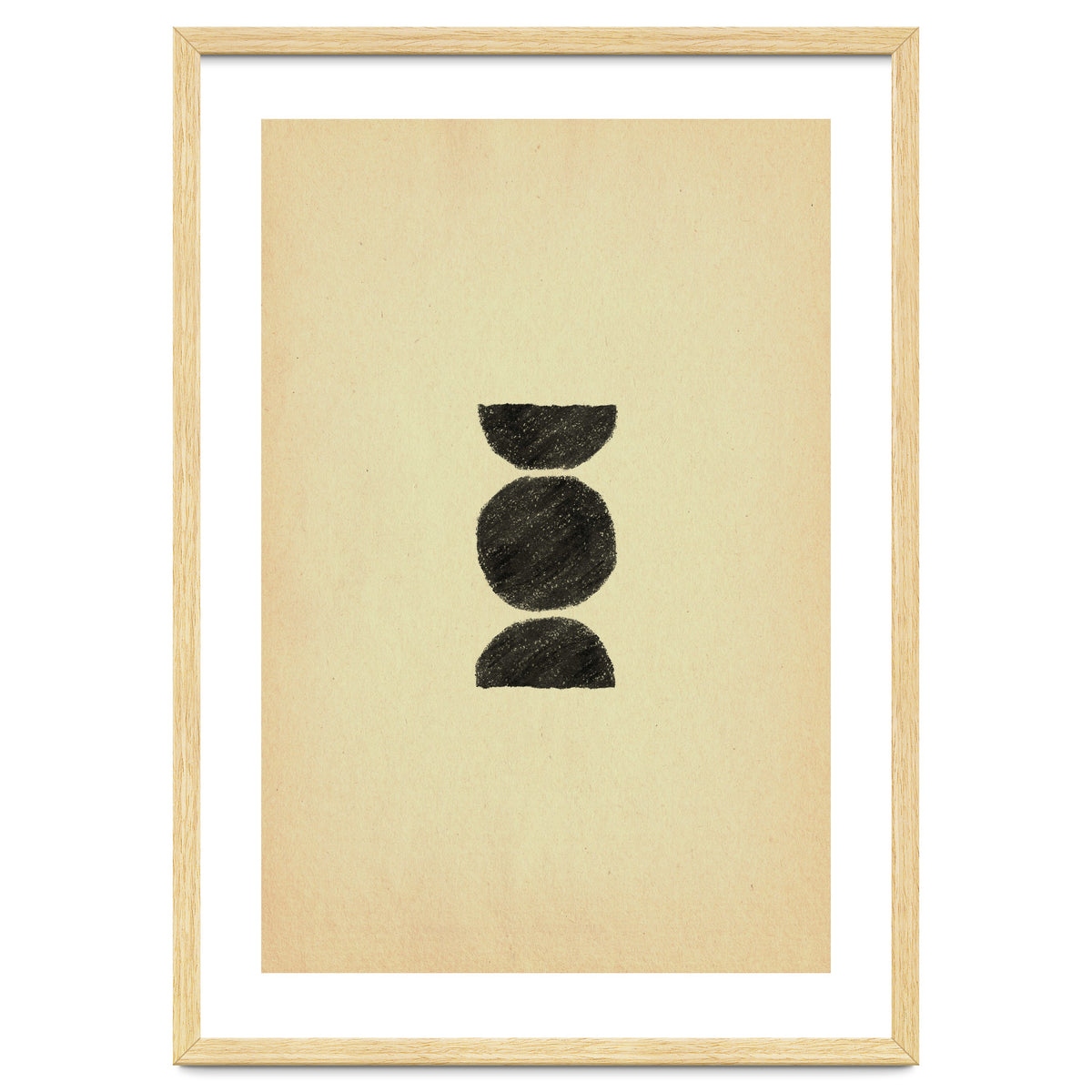 Abstract mid-century modern shapes