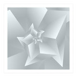 Trendy White Triangle  (Print Only) thumbnail