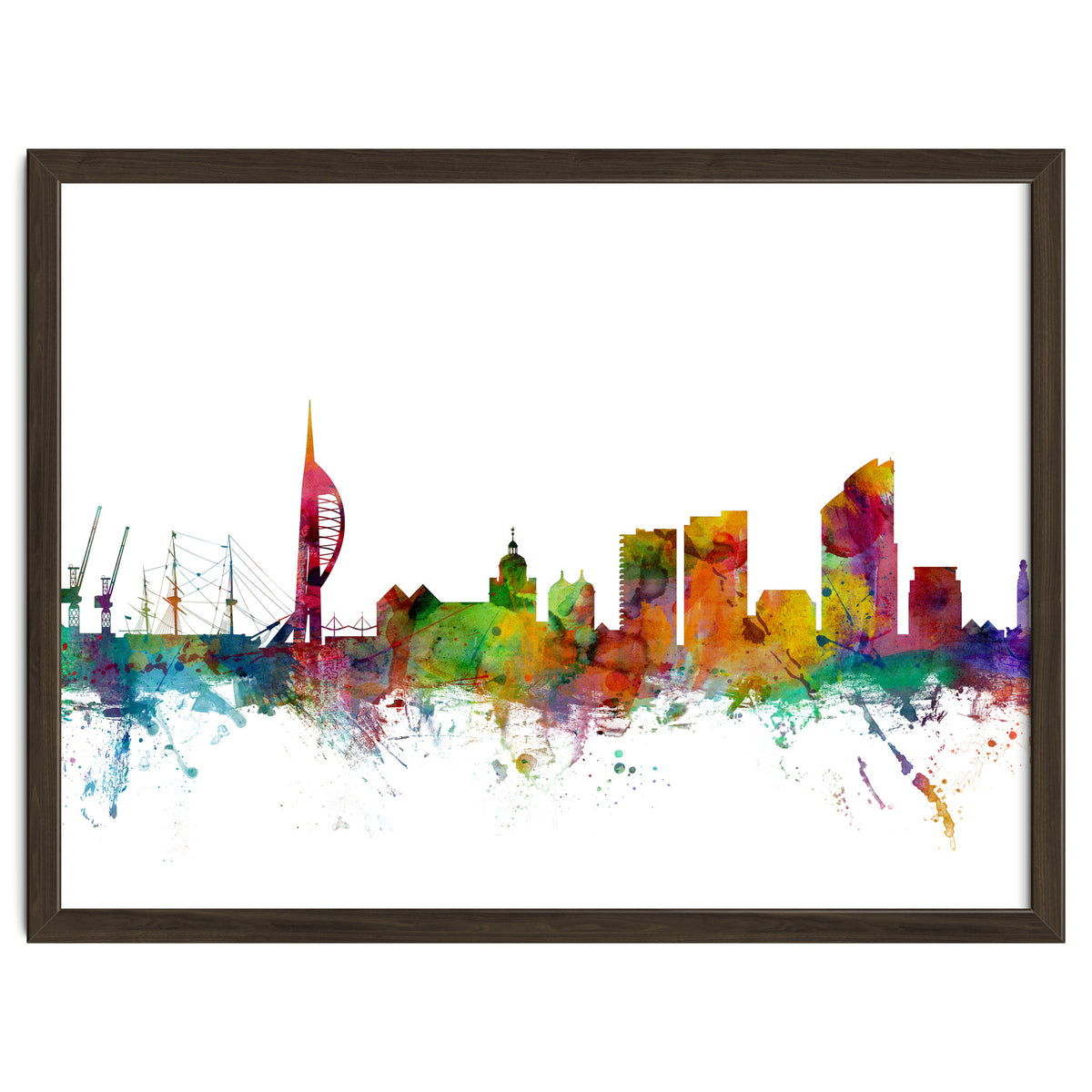 Portsmouth England Skyline