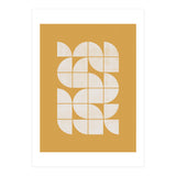 Mid-Century Modern No.26 - Woodblock Print (Print Only) thumbnail