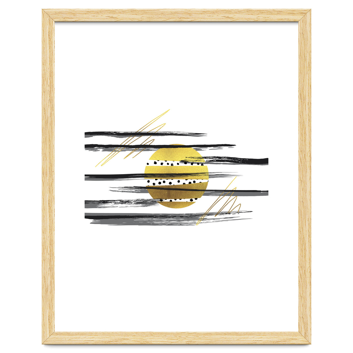 Deco Lines No. 3 – Full Moon