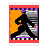 WOMAN WEARING BLACK TAKING A STROLL (Print Only) thumbnail