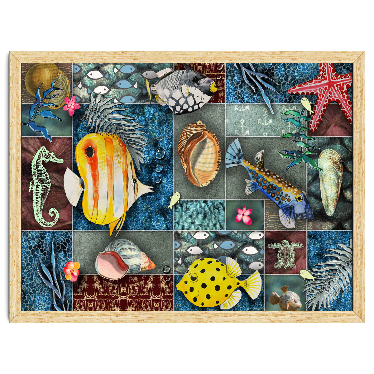 Sea Life Collage