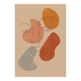 Feminine Line Art Boho Woman Face (Print Only) thumbnail
