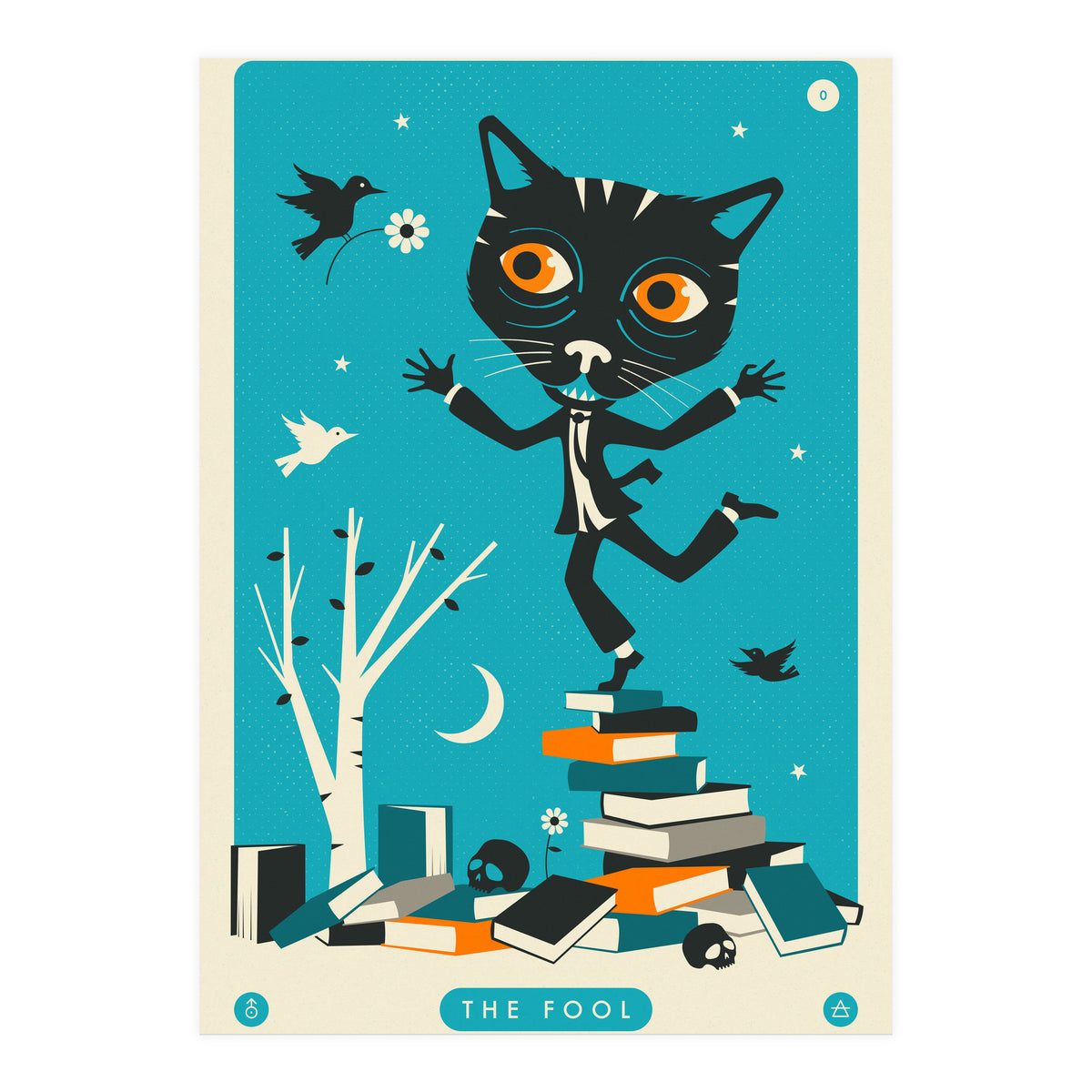 TAROT CARD CAT: THE FOOL (Print Only)