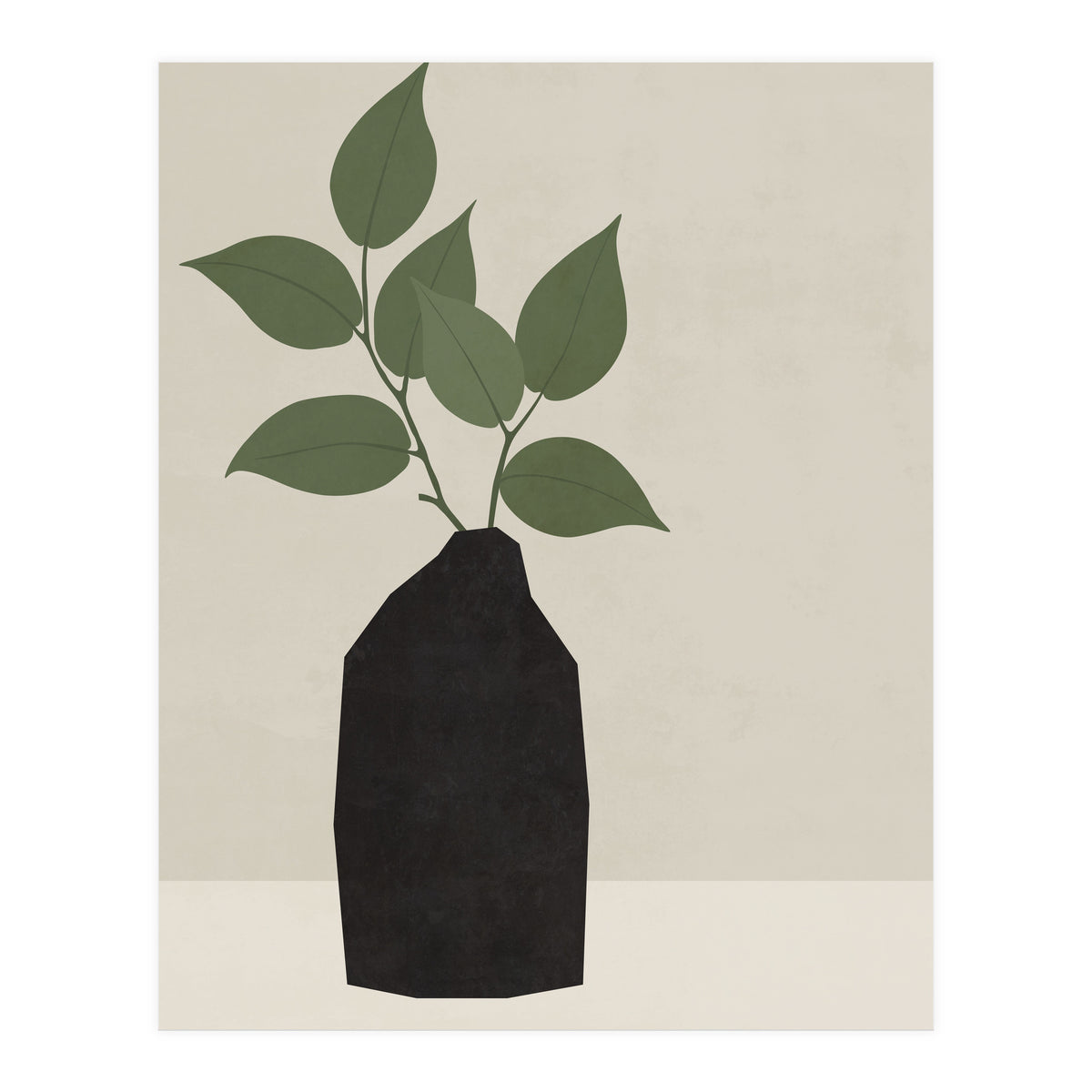 BLACK VASE (Print Only)