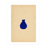 Ultramarine abstract vase (Print Only) thumbnail