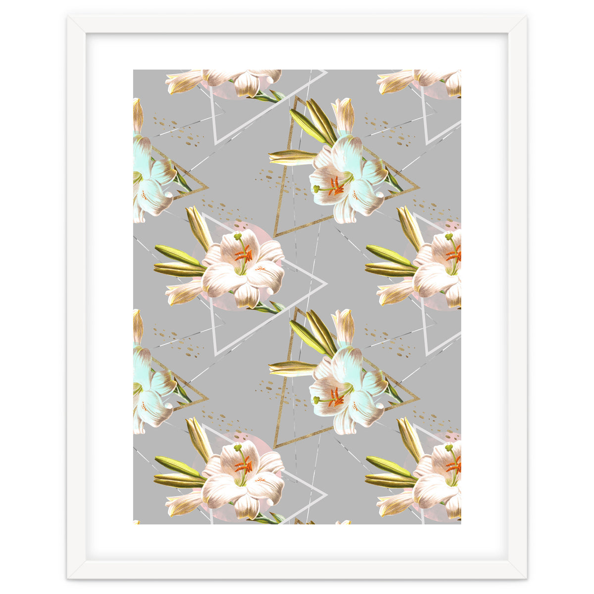 Botanical blooming with geometric 02