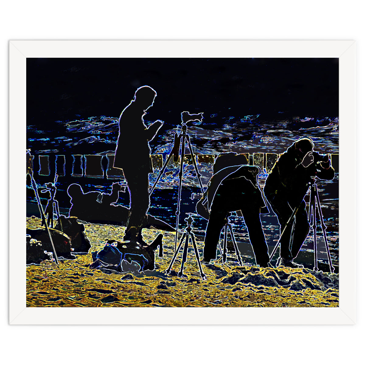 Photographers at the beach