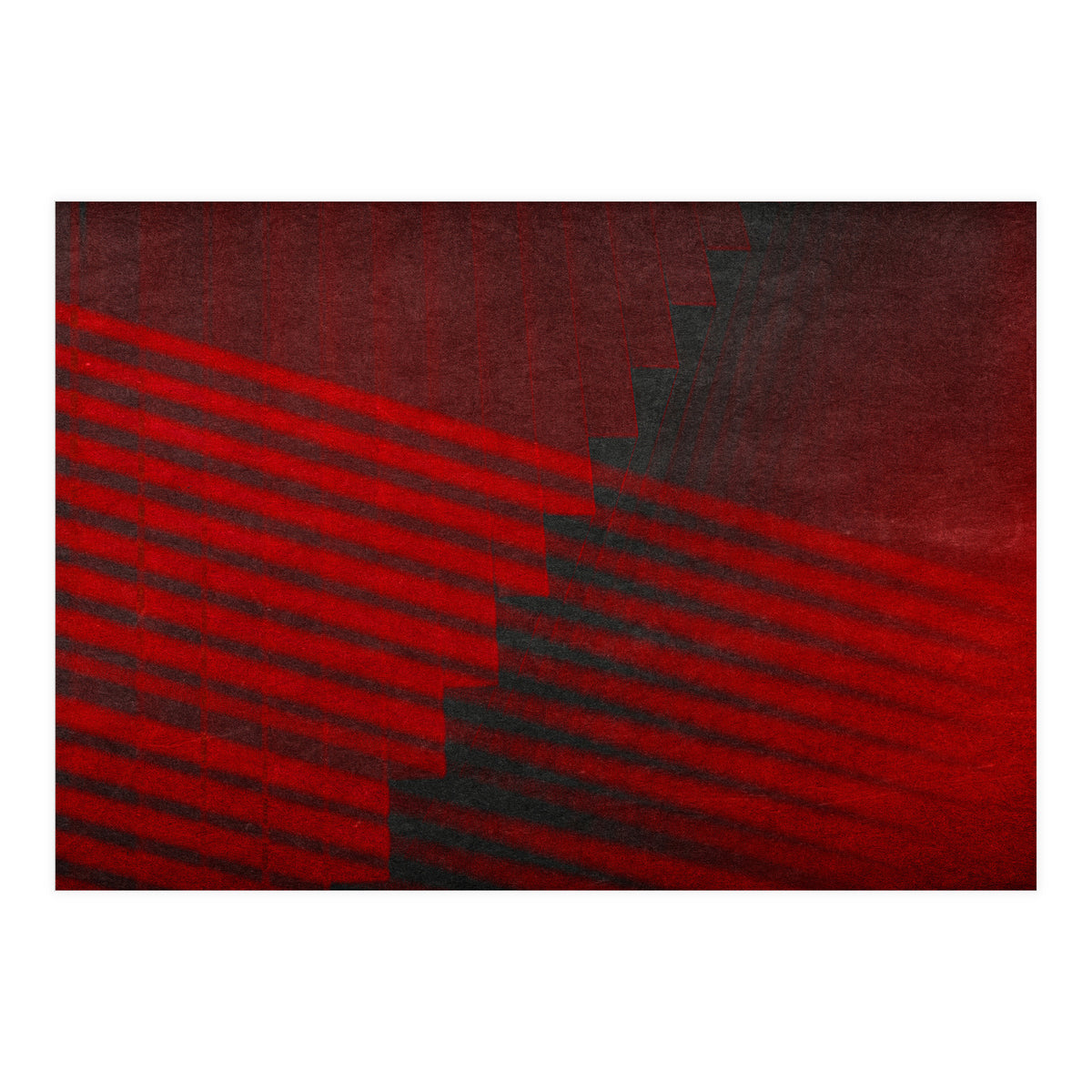 Rojo Y Gris #2 (Print Only)