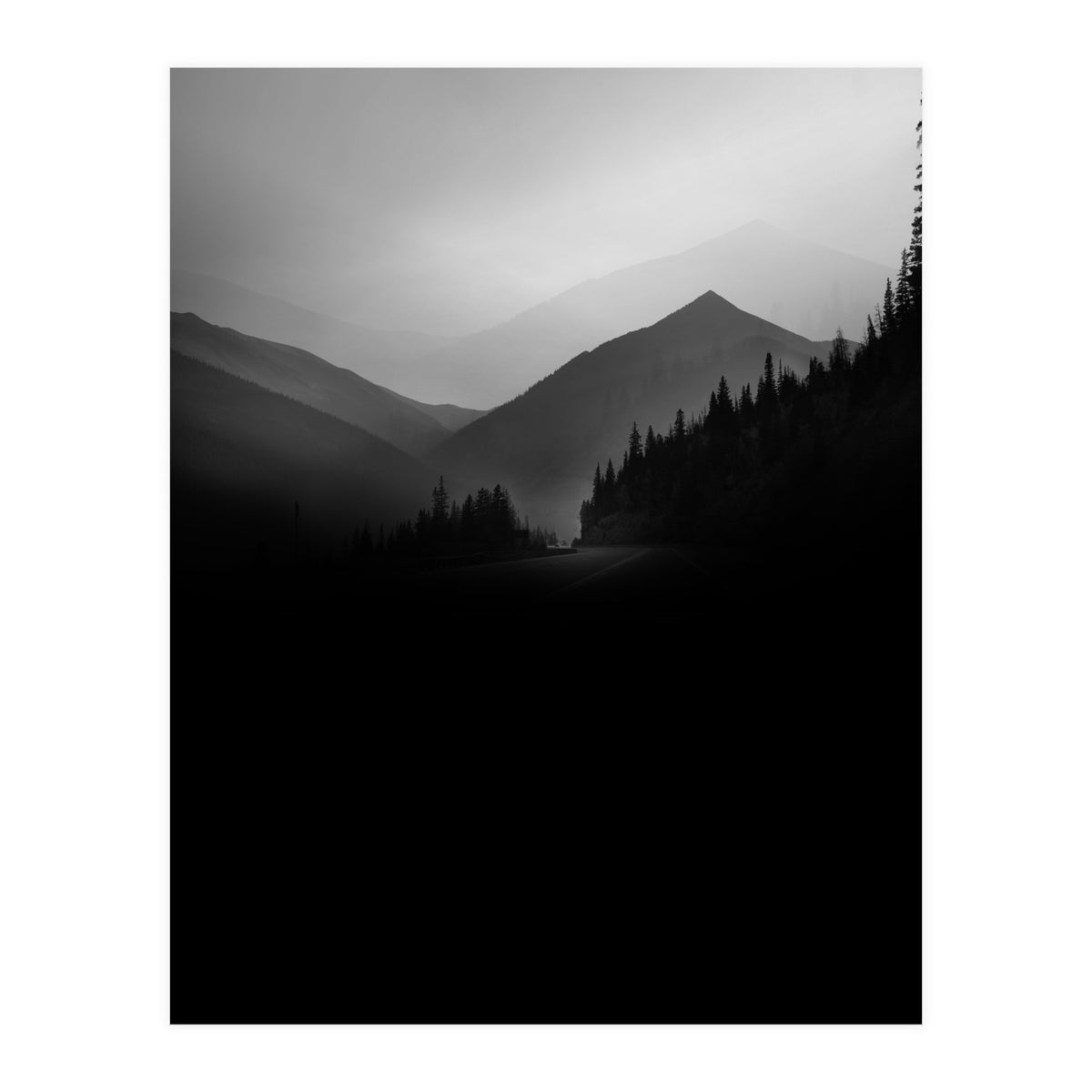 Dusky Mountains (Print Only)