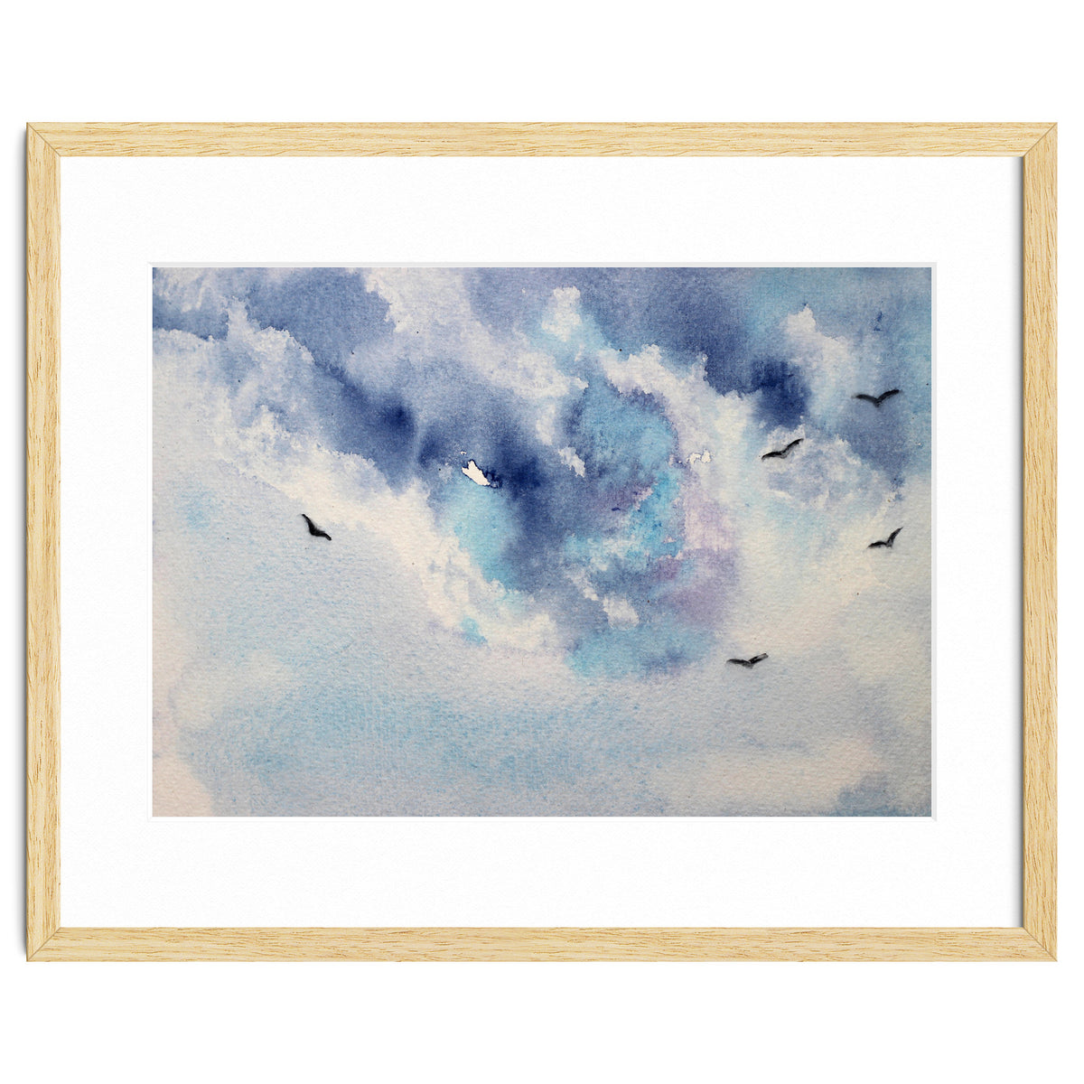 Dramatic sky || watercolor